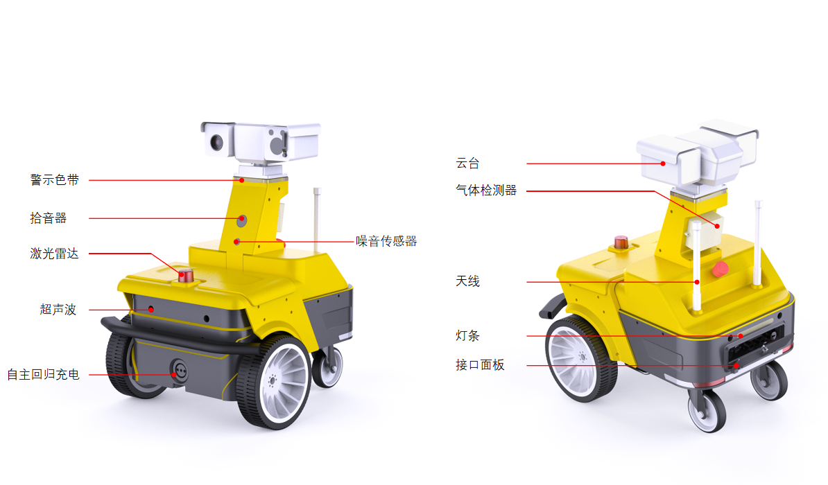 園區(qū)智能巡檢機器人 